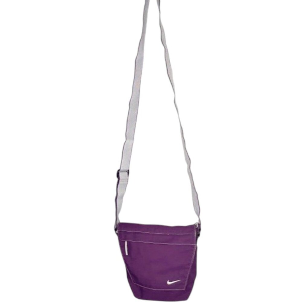 Nike 100% Nylon Crossbody Bag - Purple/White - 9" x 6.5" x 3" - Picture 3 of 8